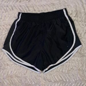 Nike DARK GRAY Women's Athletic Shorts with White Trim